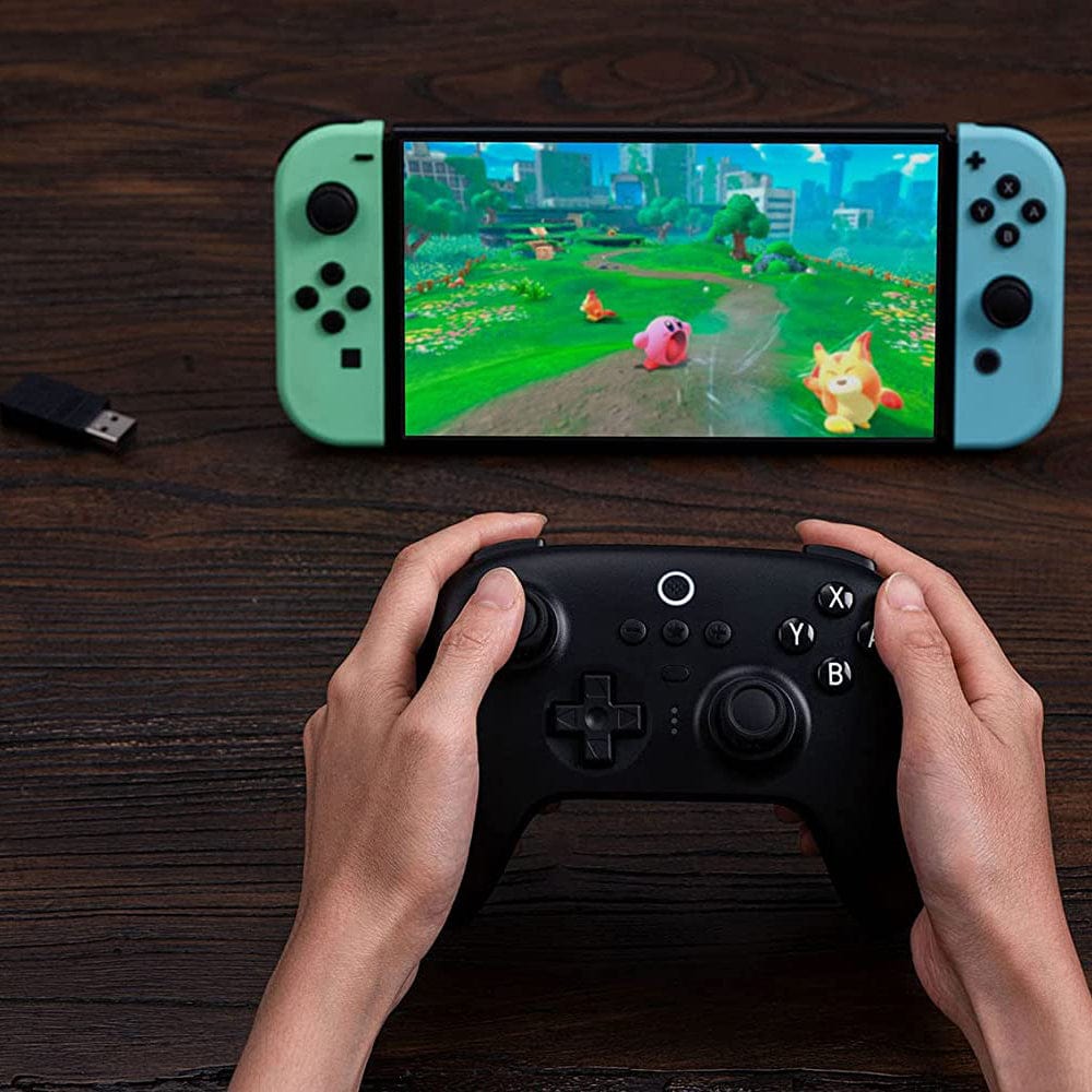 8BitDo Ultimate Bluetooth & 2.4G Controller with Charging Dock - Black by 8BitDo - The Pi Hut