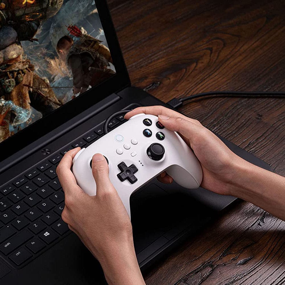 8BitDo Ultimate Wired Controller - White by 8BitDo - The Pi Hut