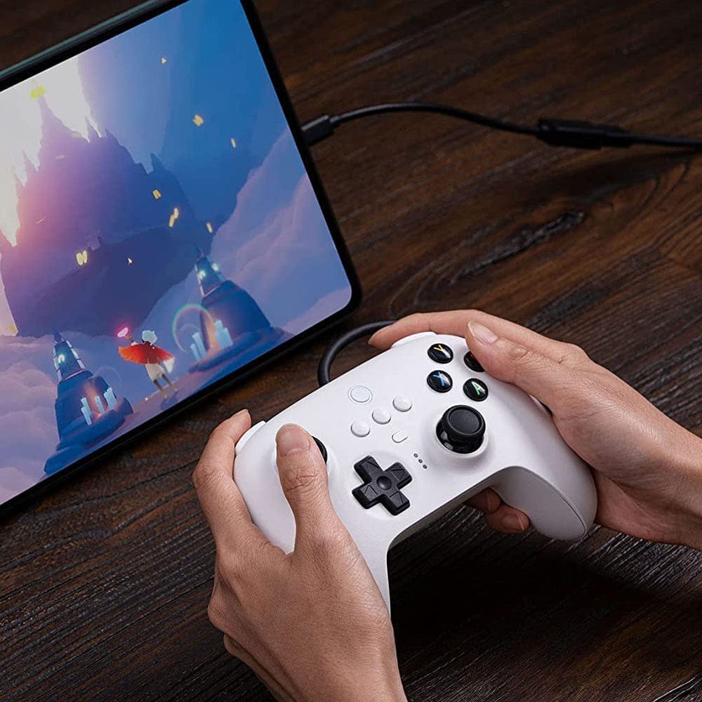 8BitDo Ultimate Wired Controller - White by 8BitDo - The Pi Hut
