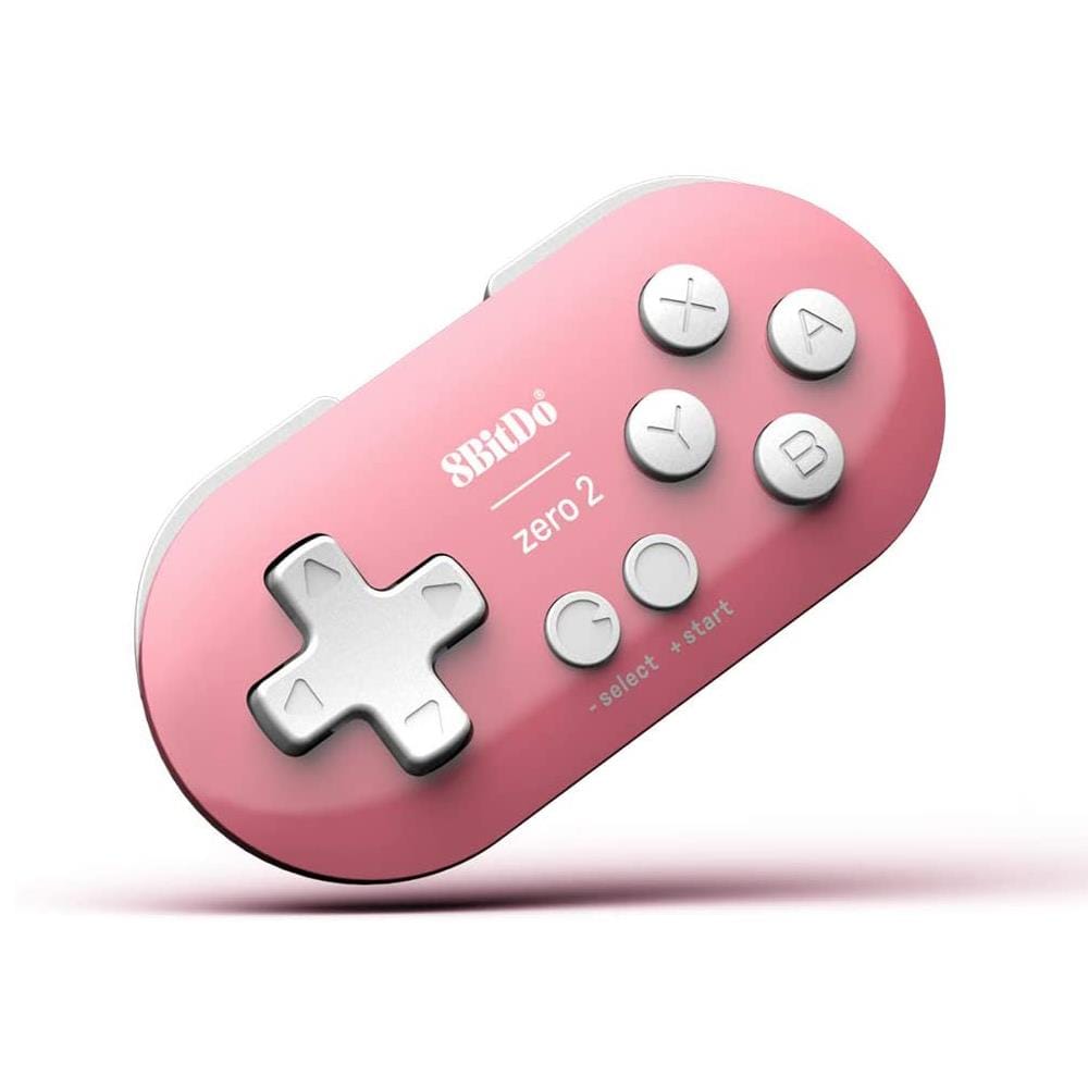 8BitDo Zero 2 Bluetooth Gamepad - Pink Edition by 8BitDo - The Pi Hut