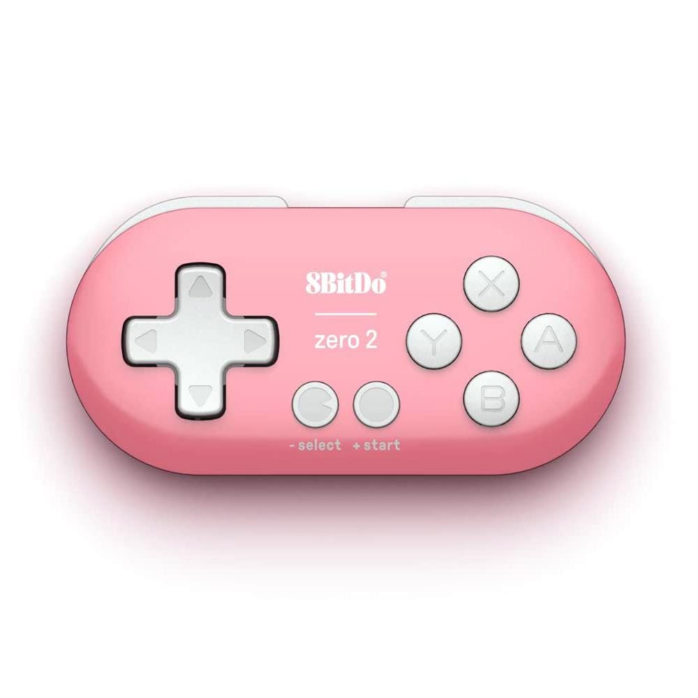 8BitDo Zero 2 Bluetooth Gamepad - Pink Edition by 8BitDo - The Pi Hut