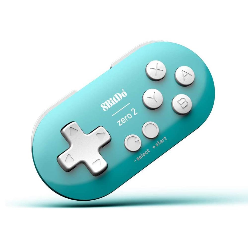 8BitDo Zero 2 Bluetooth Gamepad - Turquoise Edition by 8BitDo - The Pi Hut
