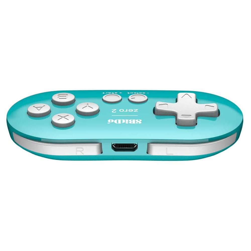 8BitDo Zero 2 Bluetooth Gamepad - Turquoise Edition by 8BitDo - The Pi Hut