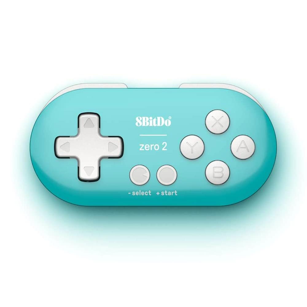8BitDo Zero 2 Bluetooth Gamepad - Turquoise Edition by 8BitDo - The Pi Hut