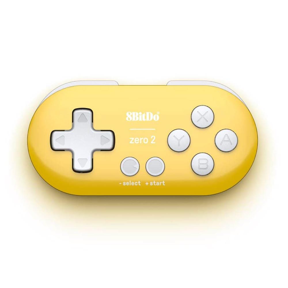 8BitDo Zero 2 Bluetooth Gamepad - Yellow Edition by 8BitDo - The Pi Hut