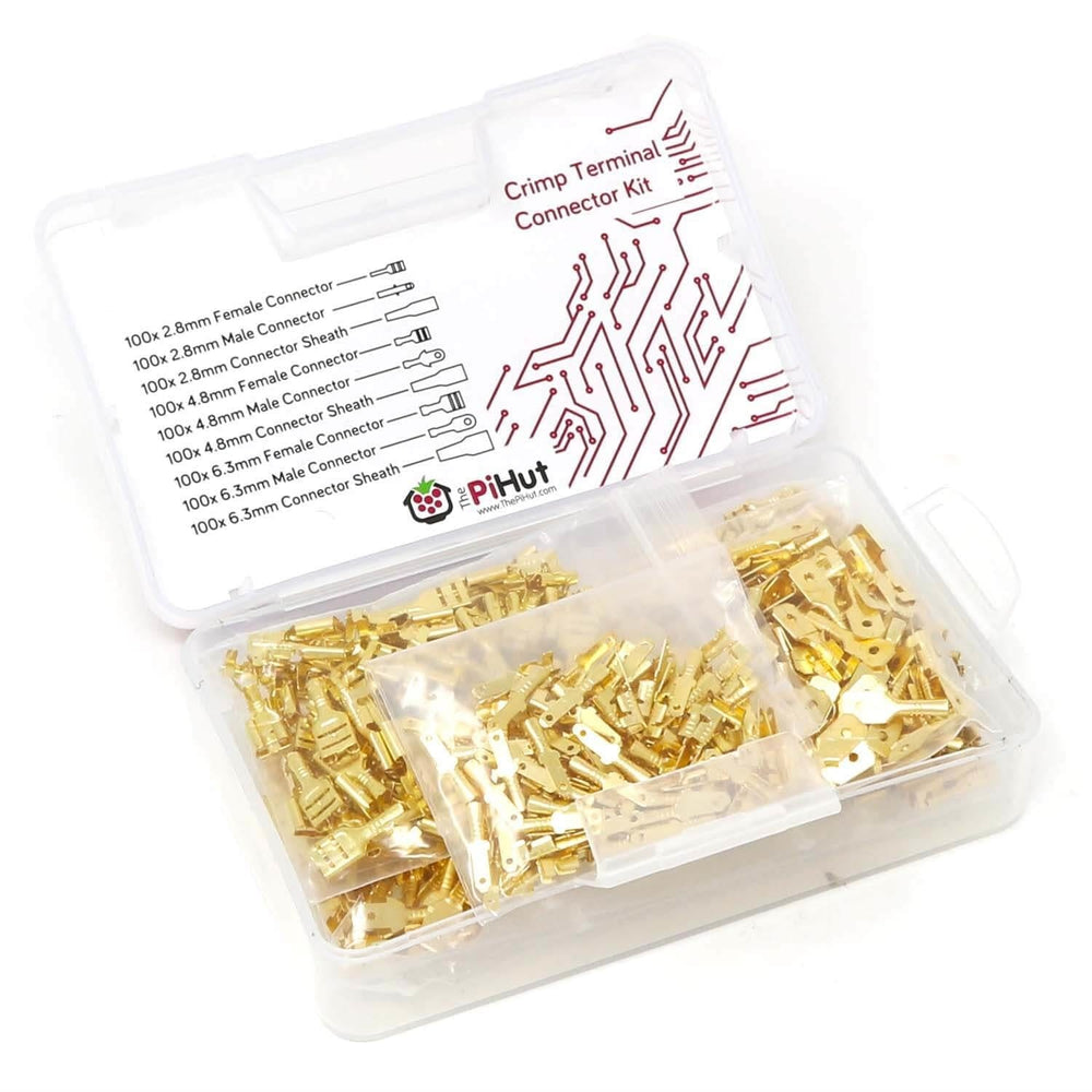 900-Piece Ultimate Crimp Connector Kit by The Pi Hut - The Pi Hut