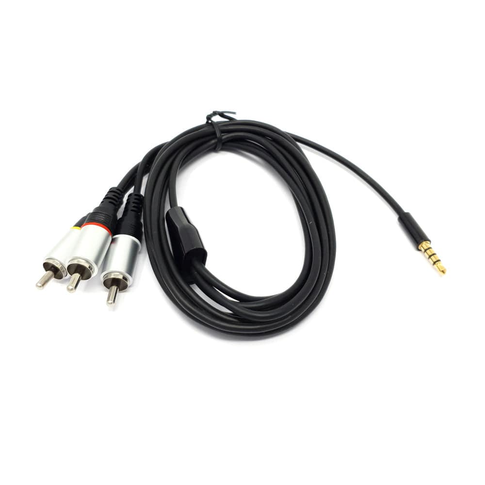 A/V and RCA (Composite Video, Audio) Cable for Raspberry Pi by The Pi Hut - The Pi Hut