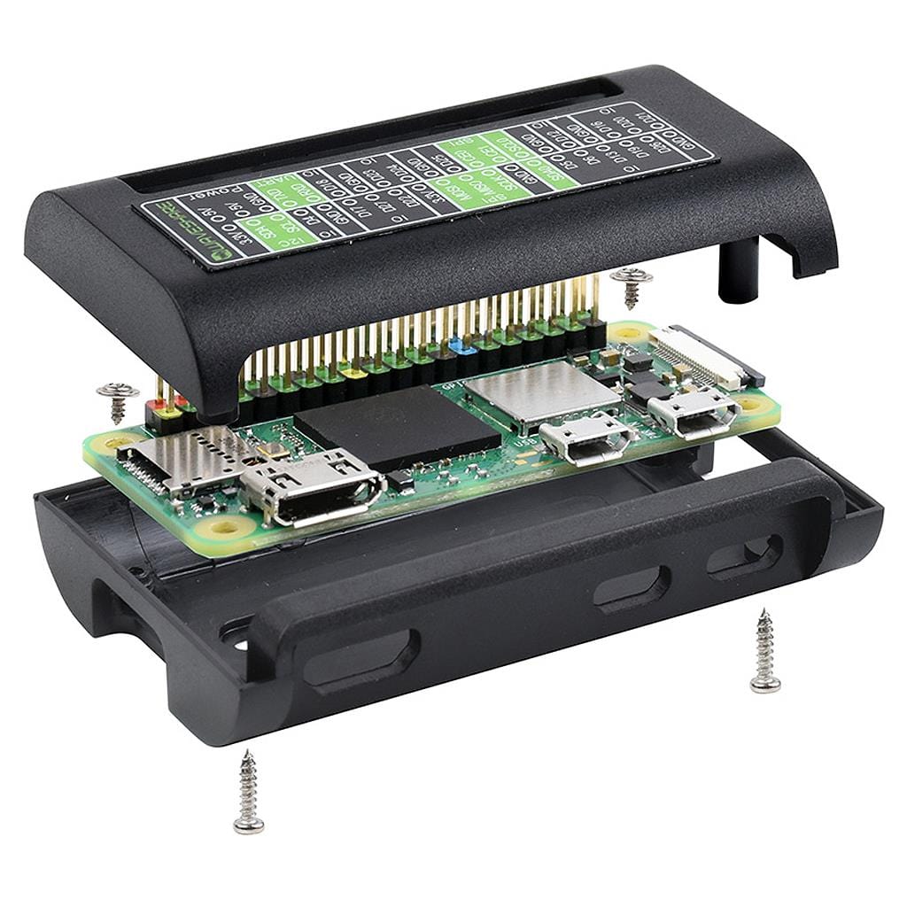 ABS Protection Case for Raspberry Pi Zero by Waveshare - The Pi Hut