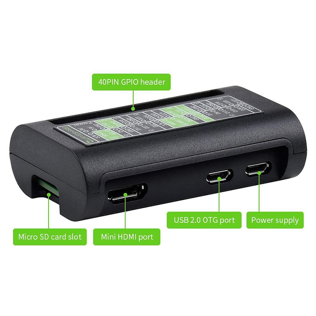 ABS Protection Case for Raspberry Pi Zero by Waveshare - The Pi Hut