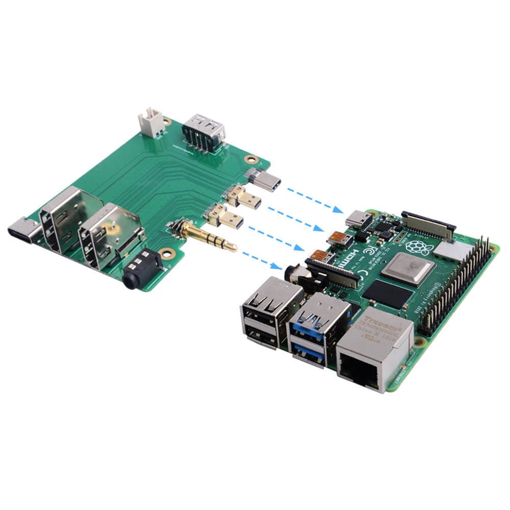 Acrylic Set-top Box Kit for Raspberry Pi 4 by 52Pi - The Pi Hut