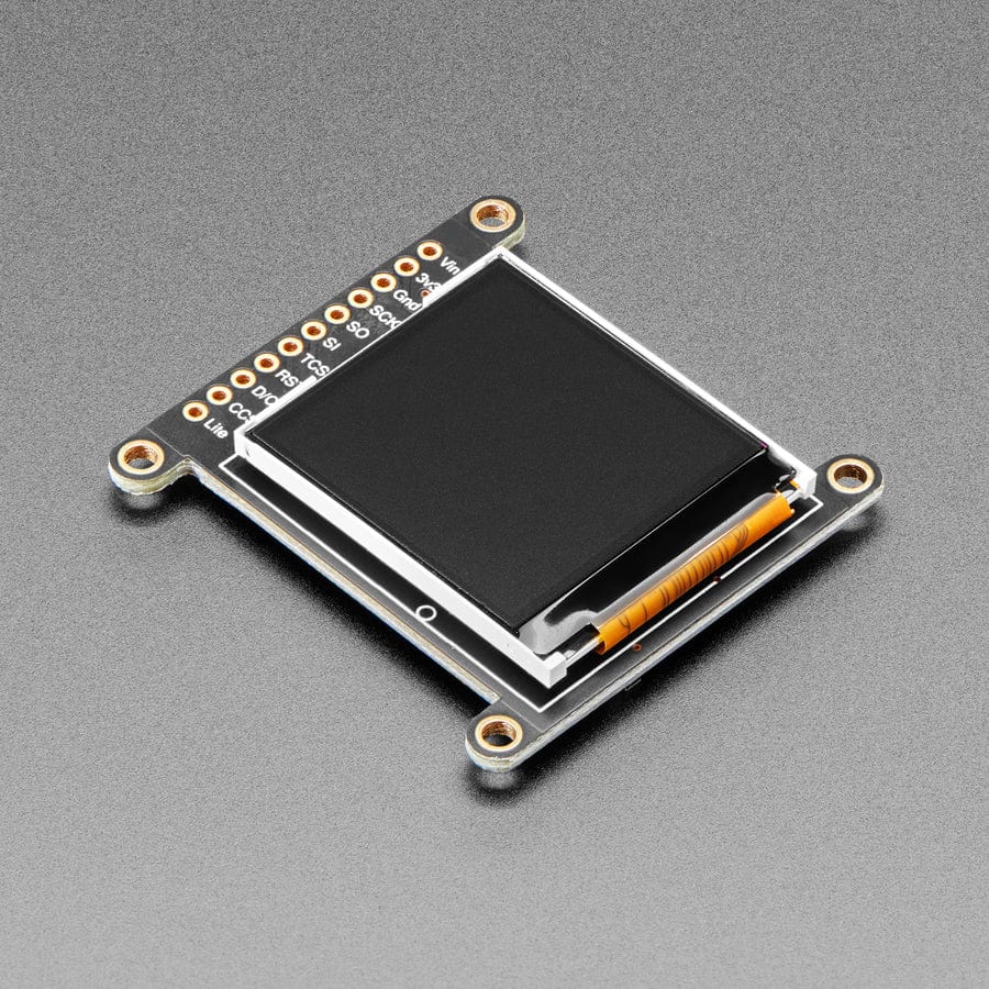 Adafruit 1.44" Colour TFT LCD Display with MicroSD Card breakout - ST7735R by Adafruit - The Pi Hut