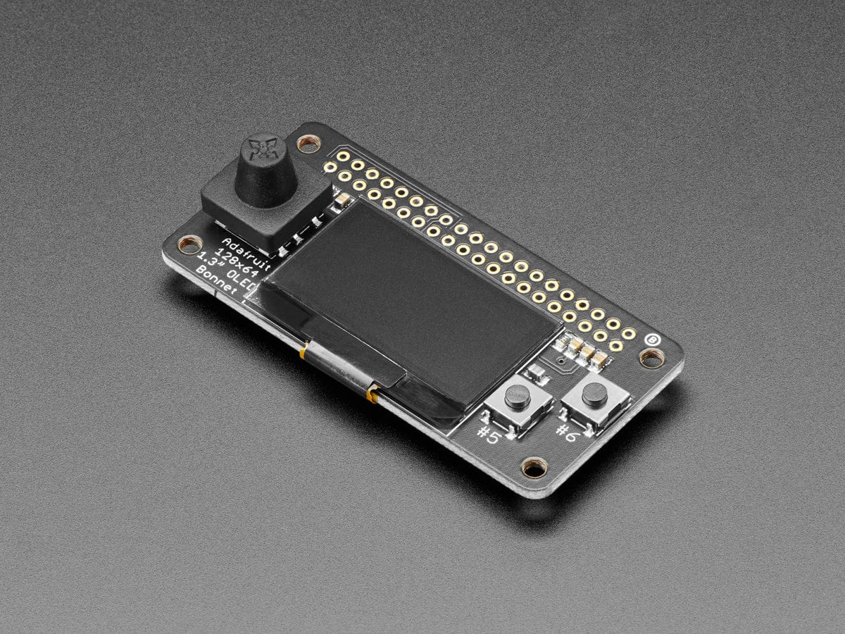 Adafruit 128x64 OLED Bonnet for Raspberry Pi by Adafruit - The Pi Hut