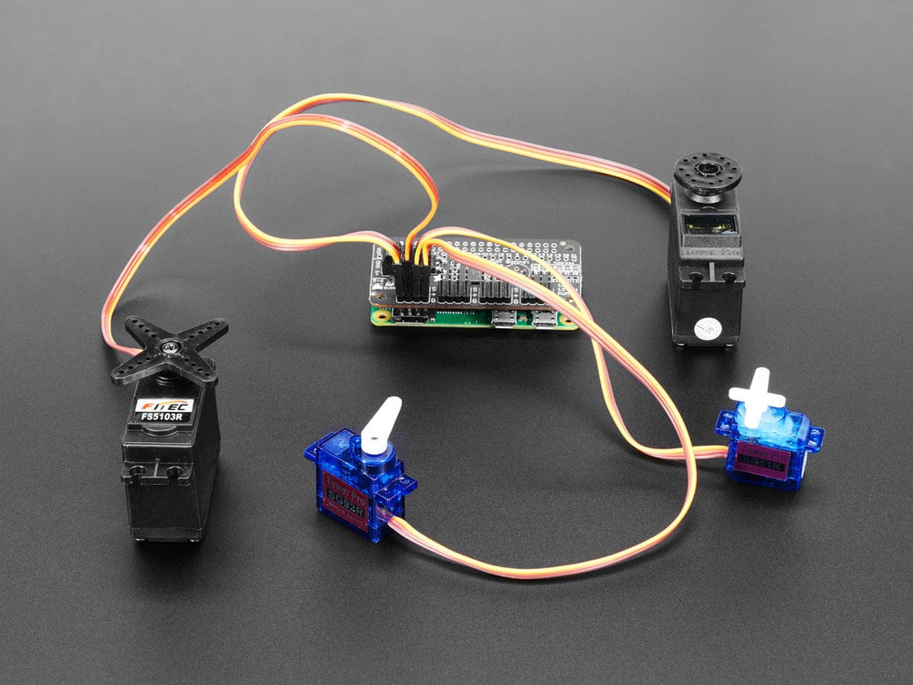 Adafruit 16-Channel PWM / Servo Bonnet for Raspberry Pi by Adafruit - The Pi Hut