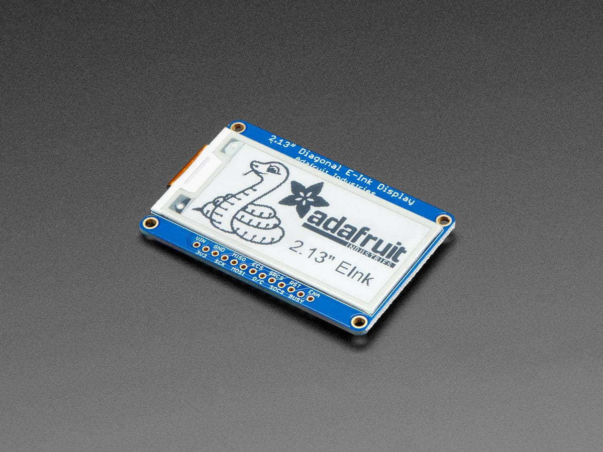 Adafruit 2.13" Monochrome eInk / ePaper Display with SRAM (250x122 Monochrome) by Adafruit - The Pi Hut