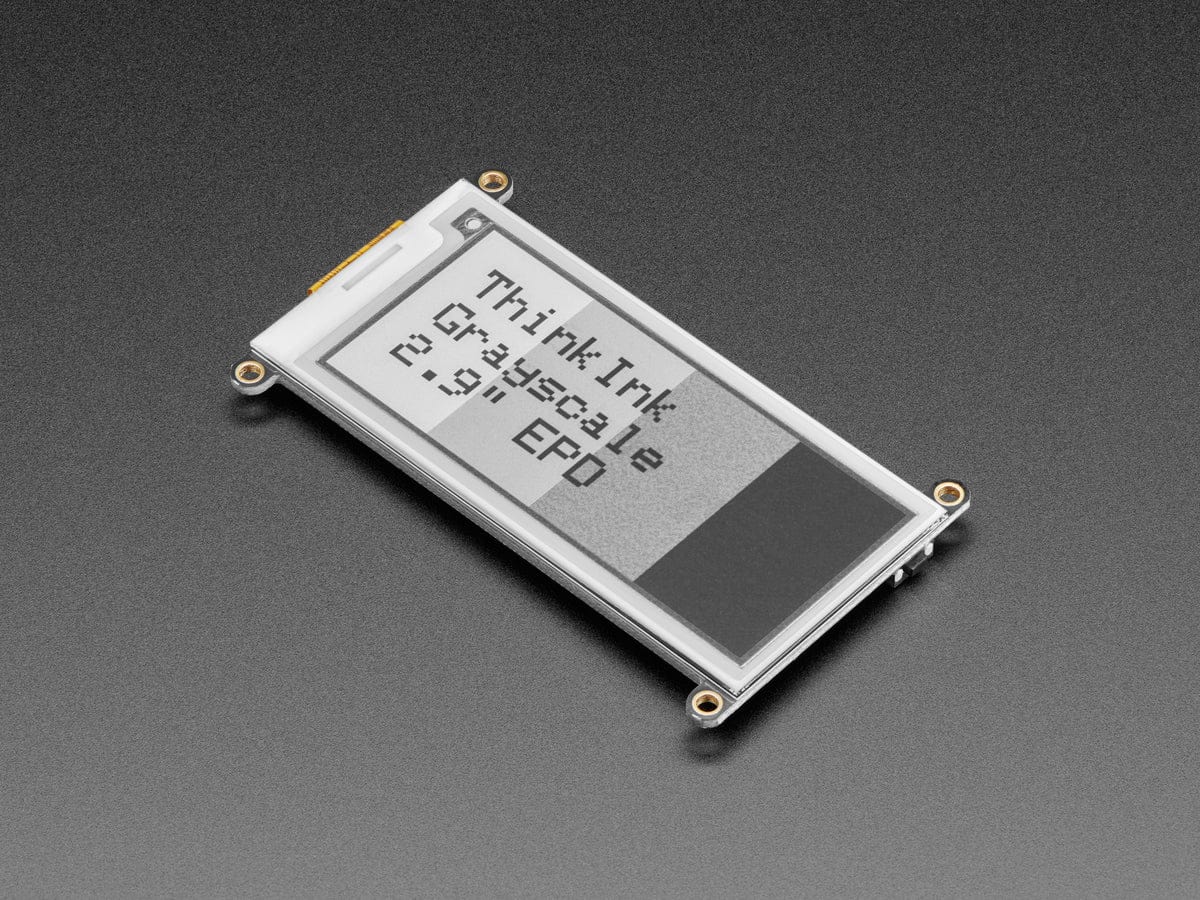Adafruit 2.9" Grayscale eInk / ePaper Display FeatherWing (4 Level Grayscale) by Adafruit - The Pi Hut