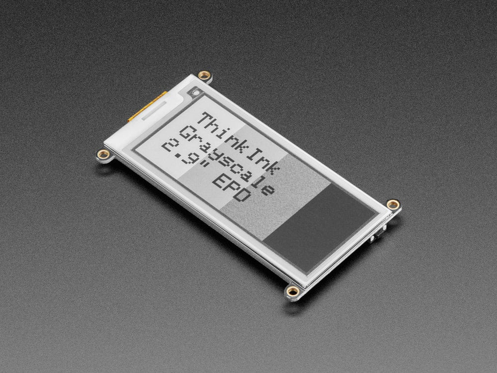 Adafruit 2.9" Grayscale eInk / ePaper Display FeatherWing (4 Level Grayscale) by Adafruit - The Pi Hut
