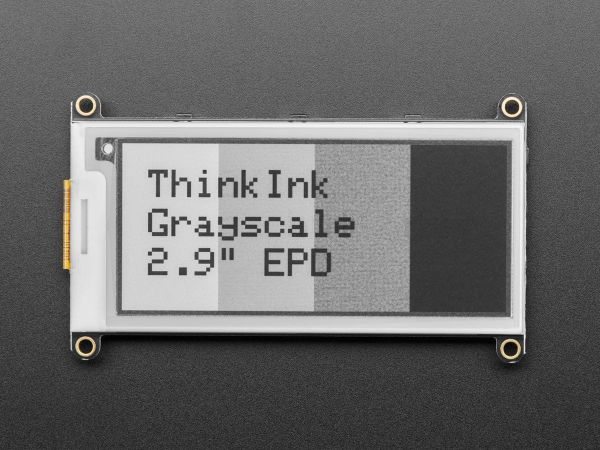 Adafruit 2.9" Grayscale eInk / ePaper Display FeatherWing (4 Level Grayscale) by Adafruit - The Pi Hut