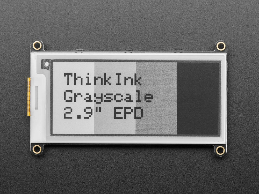 Adafruit 2.9" Grayscale eInk / ePaper Display FeatherWing (4 Level Grayscale) by Adafruit - The Pi Hut