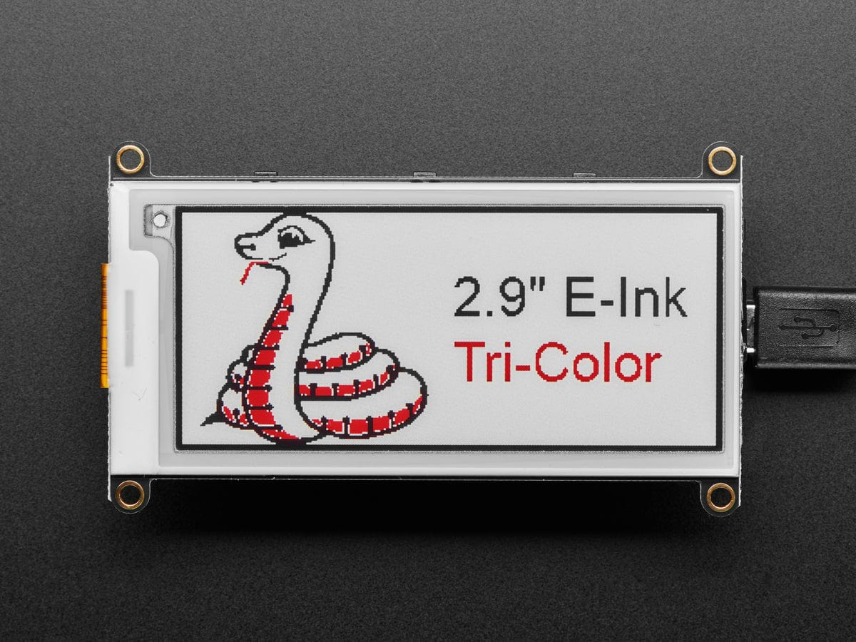 Adafruit 2.9" Tri-Color eInk / ePaper Display FeatherWing - The Pi Hut