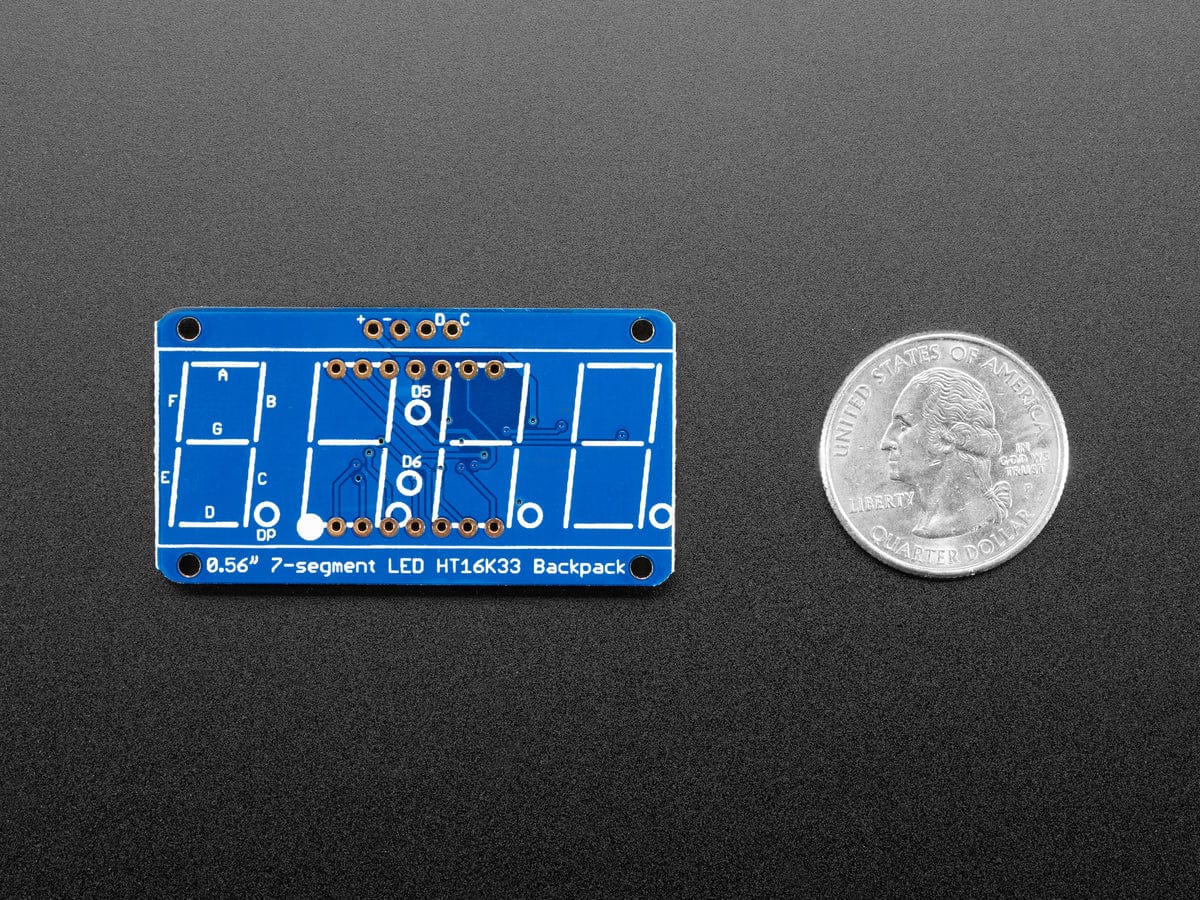 Adafruit 7-Segment LED Matrix Backpack by Adafruit - The Pi Hut