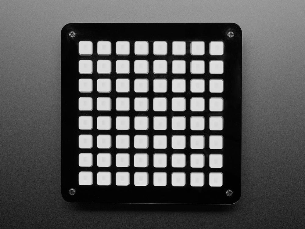 Adafruit 8x8 Trellis Feather M4 Acrylic Enclosure + Hardware Kit by Adafruit - The Pi Hut