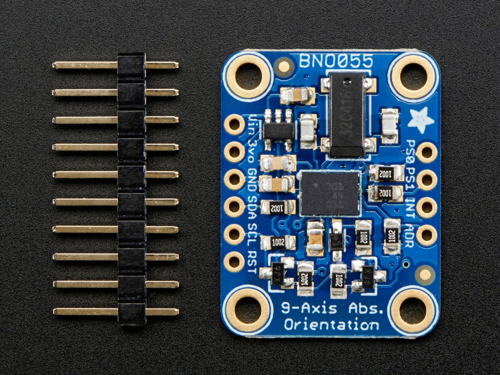 Adafruit 9-DOF Absolute Orientation IMU Fusion Breakout - BNO055 by Adafruit - The Pi Hut