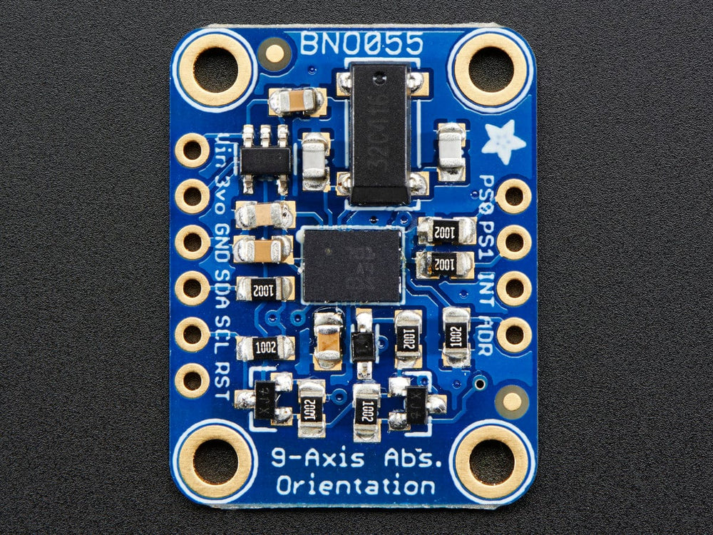 Adafruit 9-DOF Absolute Orientation IMU Fusion Breakout - BNO055 by Adafruit - The Pi Hut