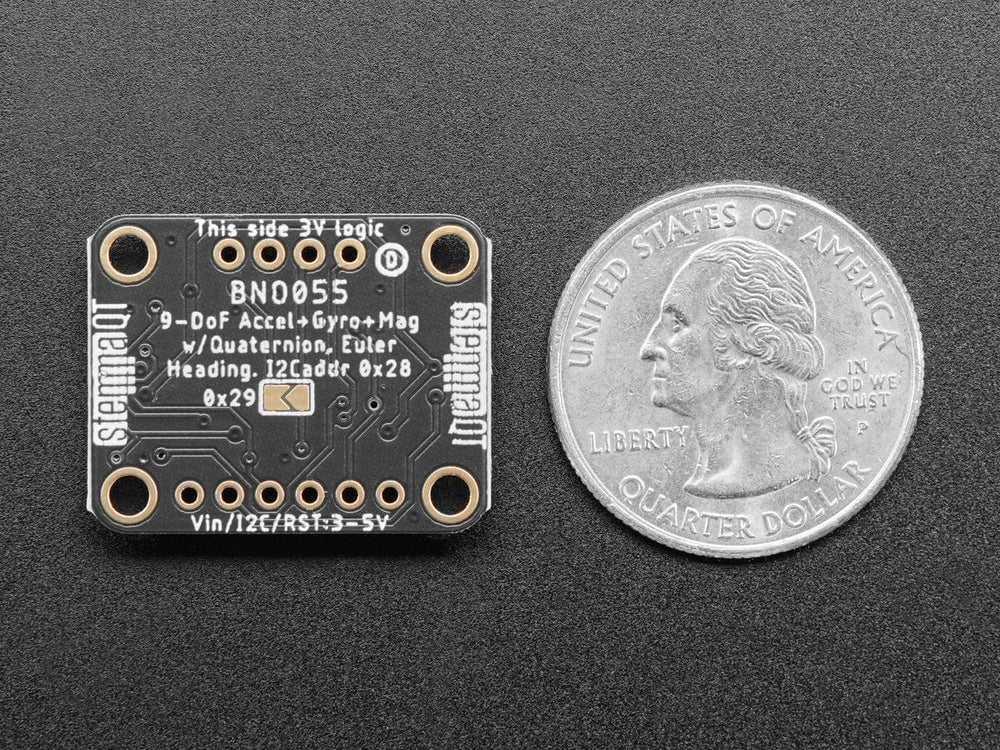 Adafruit 9-DOF Absolute Orientation IMU Fusion Breakout - BNO055 (STEMMA QT / Qwiic) by Adafruit - The Pi Hut