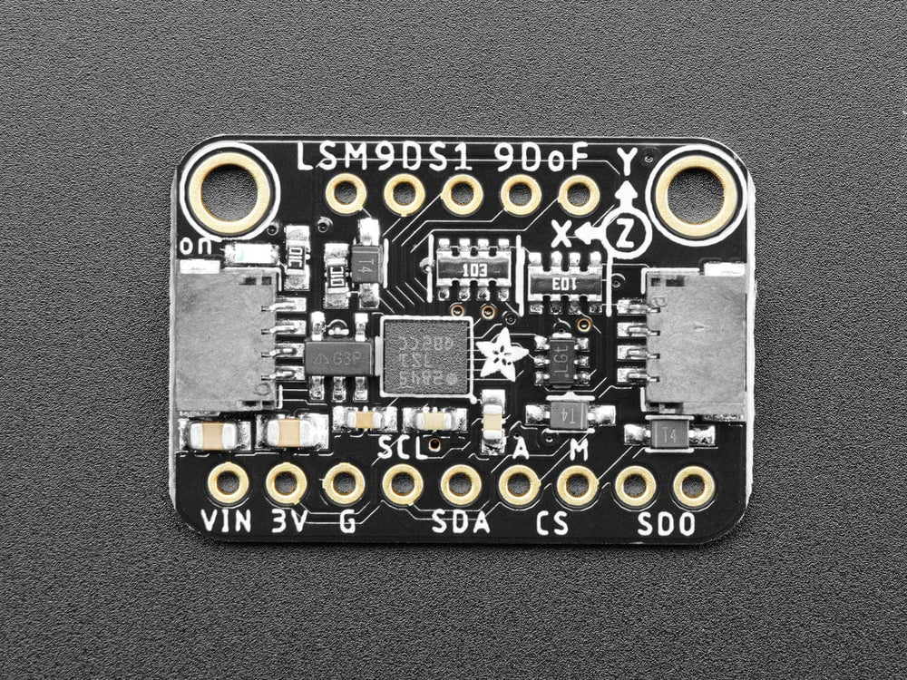 Adafruit 9-DOF LSM9DS1 Breakout Board - STEMMA QT / Qwiic by Adafruit - The Pi Hut