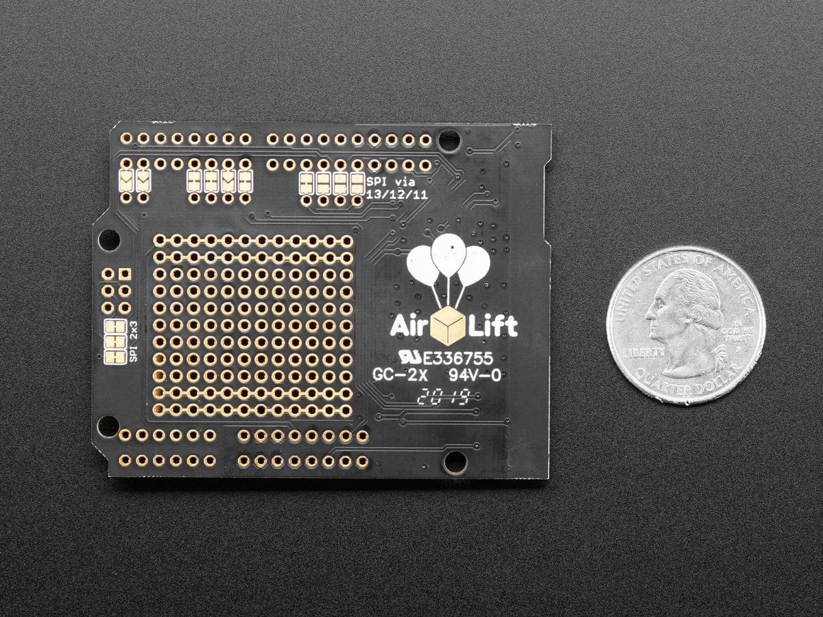 Adafruit AirLift Shield - ESP32 WiFi Co-Processor by Adafruit - The Pi Hut