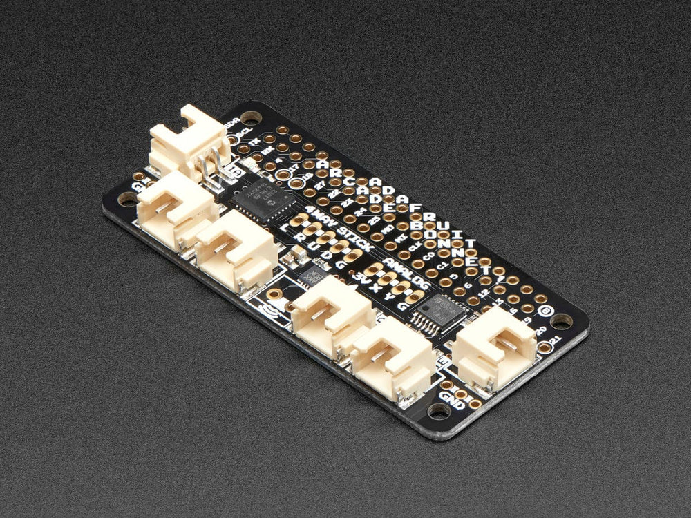 Adafruit Arcade Bonnet for Raspberry Pi with JST Connectors (Mini Kit) by Adafruit - The Pi Hut