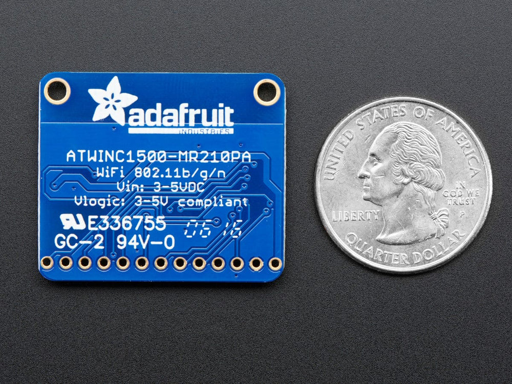 Adafruit ATWINC1500 WiFi Breakout with uFL Connector (fw 19.4.4) by Adafruit - The Pi Hut