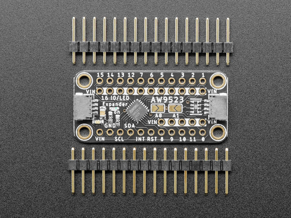 Adafruit AW9523 GPIO Expander and LED Driver Breakout (STEMMA QT / Qwiic) by Adafruit - The Pi Hut