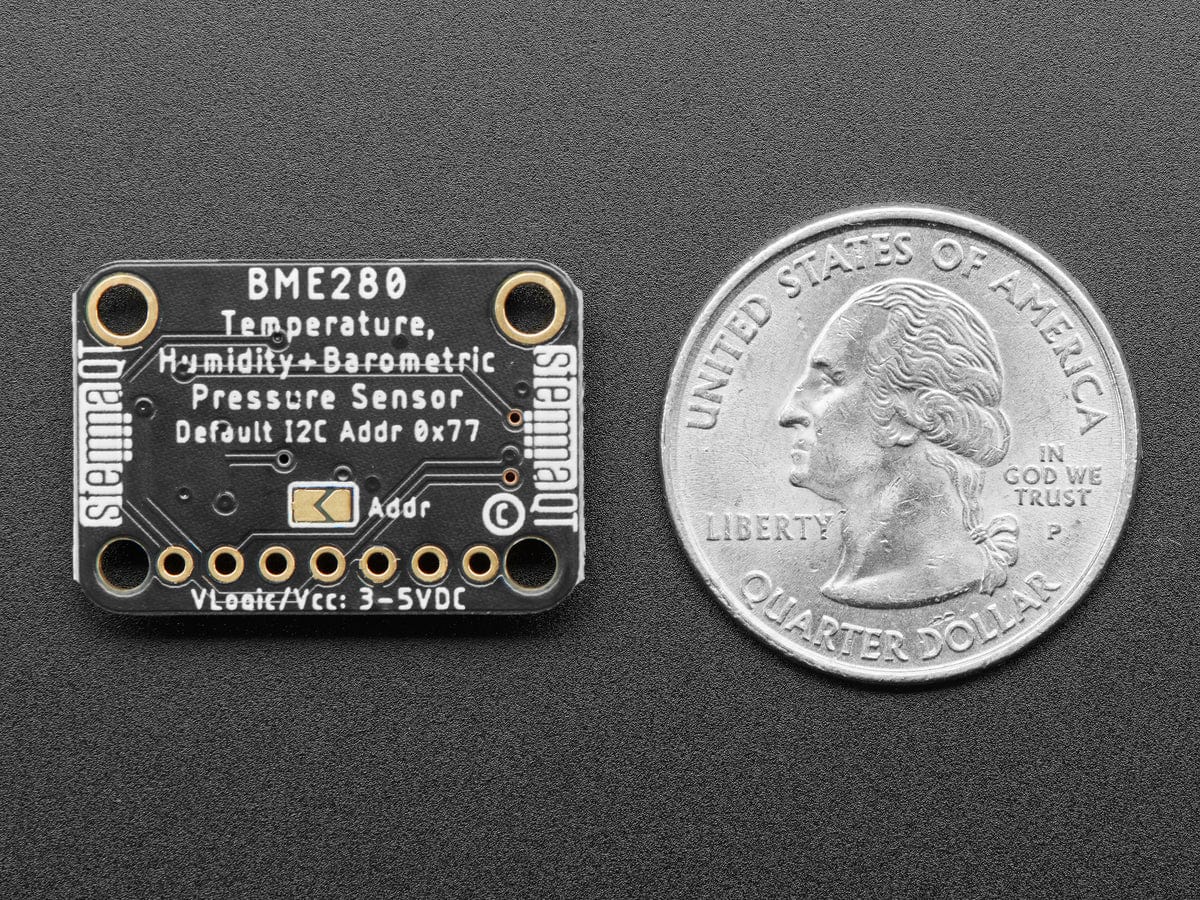 Adafruit BME280 I2C or SPI Temperature Humidity Pressure Sensor (STEMMA QT) by Adafruit - The Pi Hut