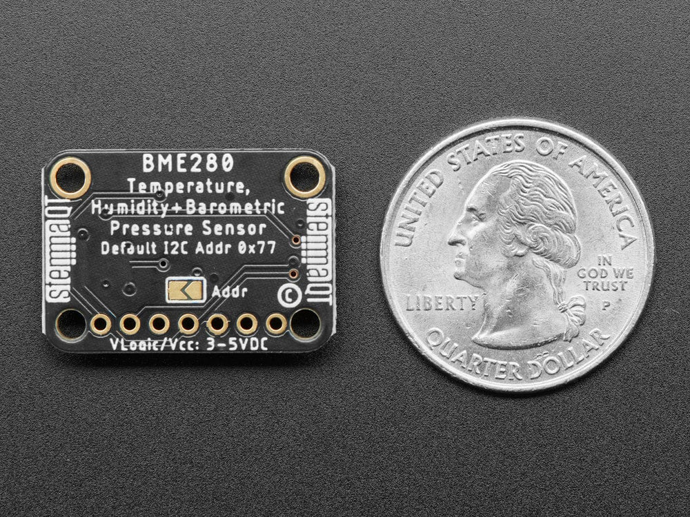 Adafruit BME280 I2C or SPI Temperature Humidity Pressure Sensor (STEMMA QT) by Adafruit - The Pi Hut
