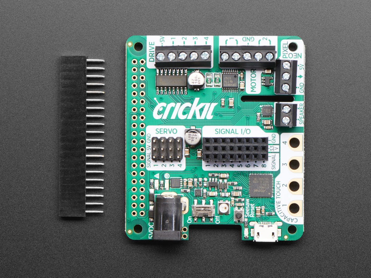 Adafruit CRICKIT HAT for Raspberry Pi by Adafruit - The Pi Hut