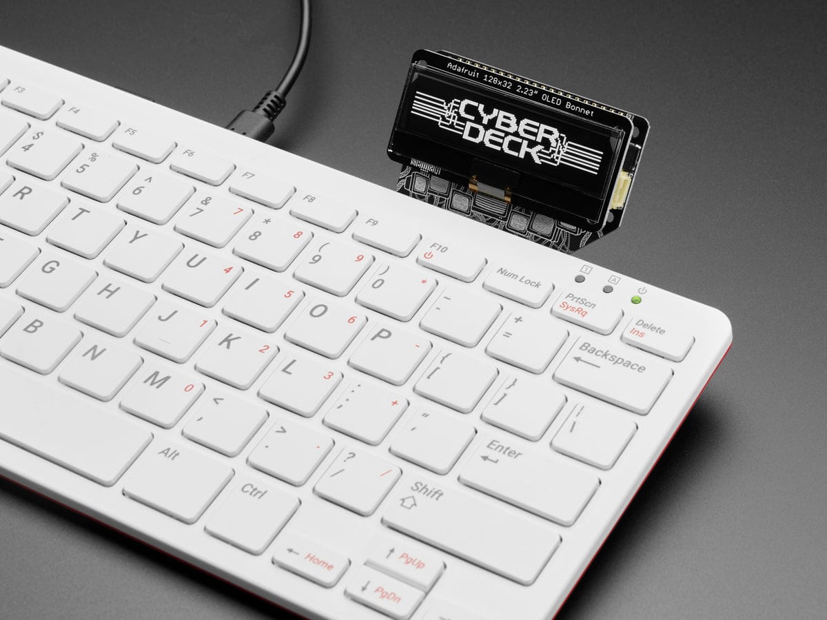 Adafruit CYBERDECK Bonnet for Raspberry Pi 500/400 by Adafruit - The Pi Hut