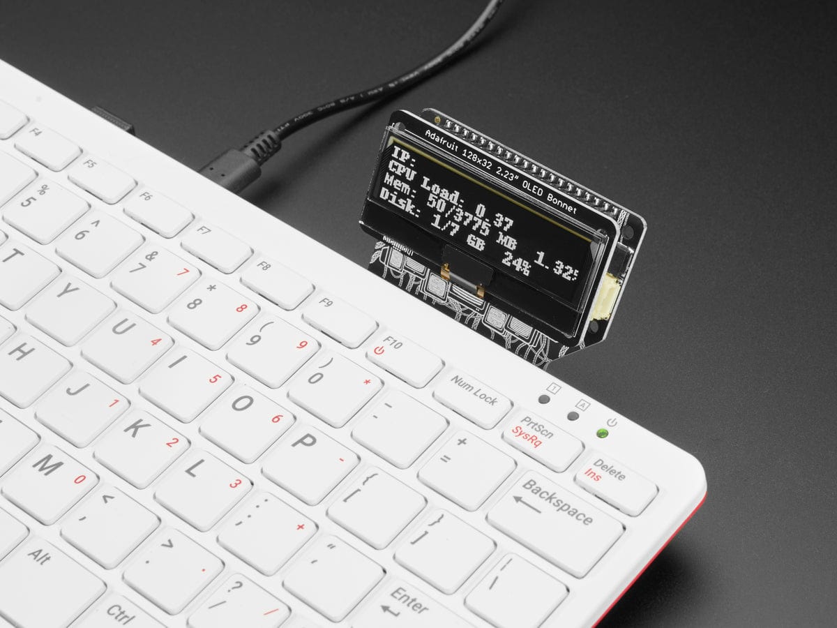Adafruit CYBERDECK Bonnet for Raspberry Pi 500/400 by Adafruit - The Pi Hut