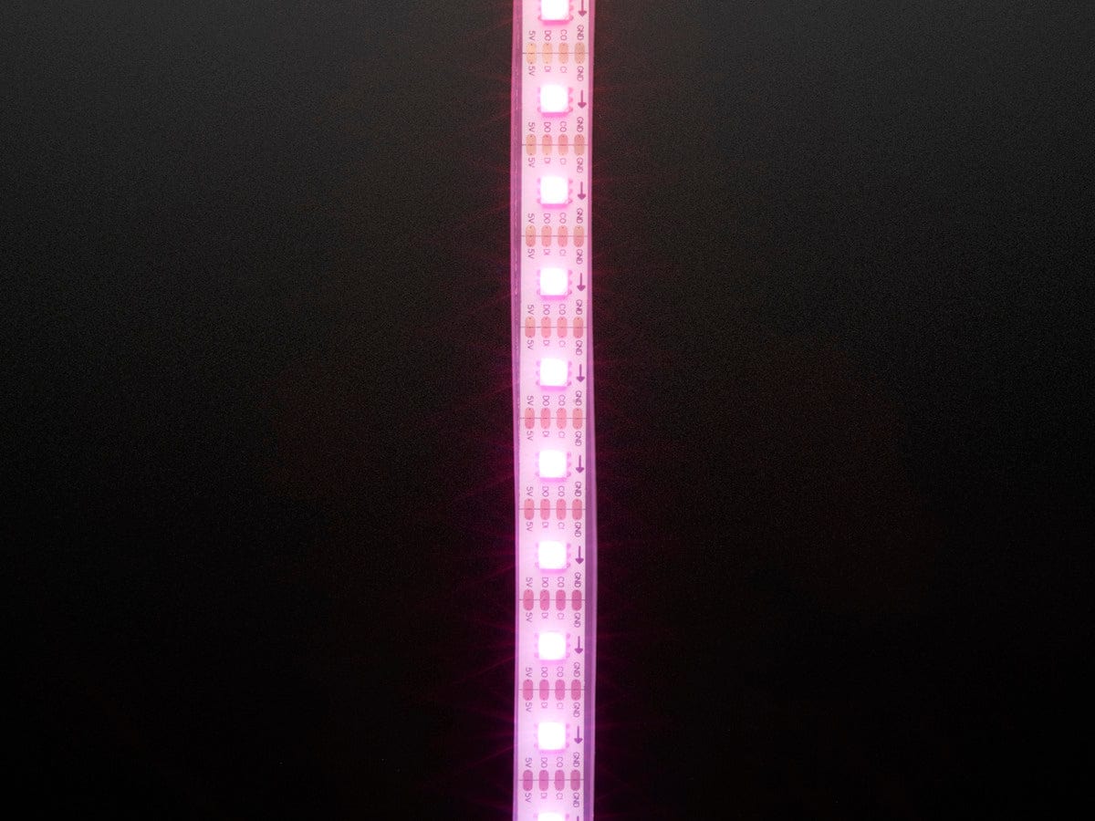 Adafruit DotStar Digital LED Strip - White 60 LED - Per Meter - The Pi Hut