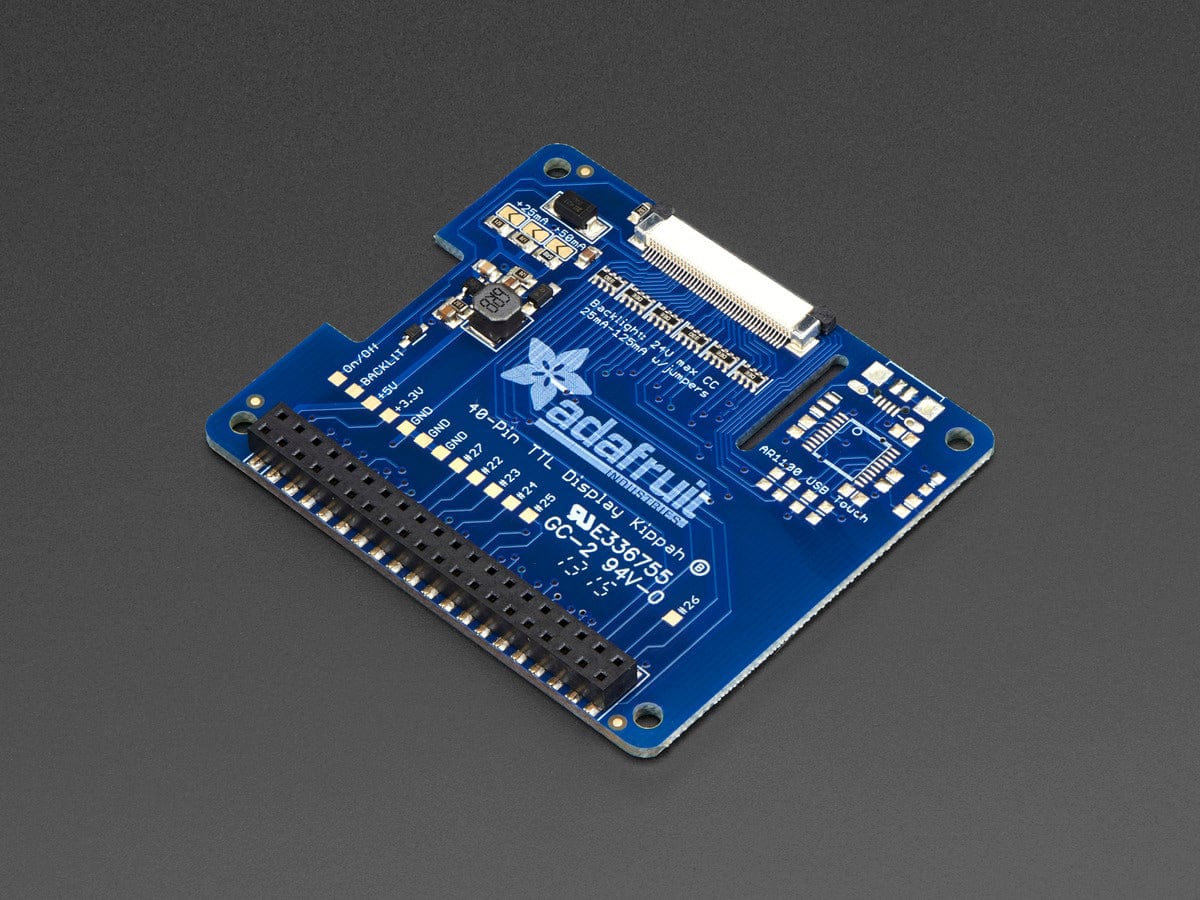 Adafruit DPI TFT Kippah for Raspberry Pi by Adafruit - The Pi Hut