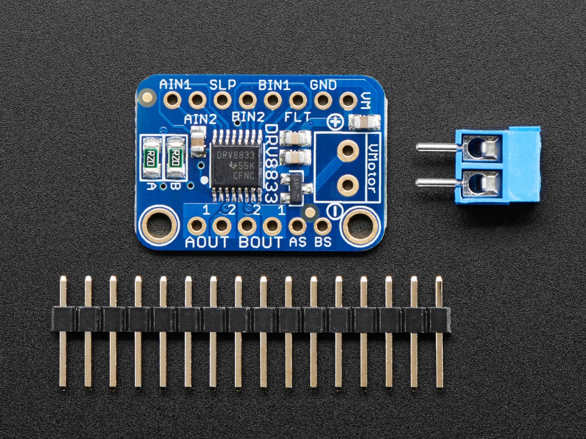 Adafruit DRV8833 DC/Stepper Motor Driver Breakout Board by Adafruit - The Pi Hut