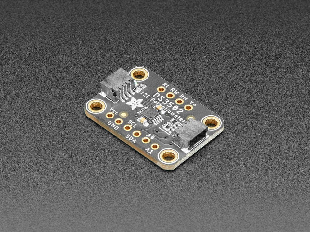 Adafruit DS3502 I2C Digital 10K Potentiometer Breakout - The Pi Hut