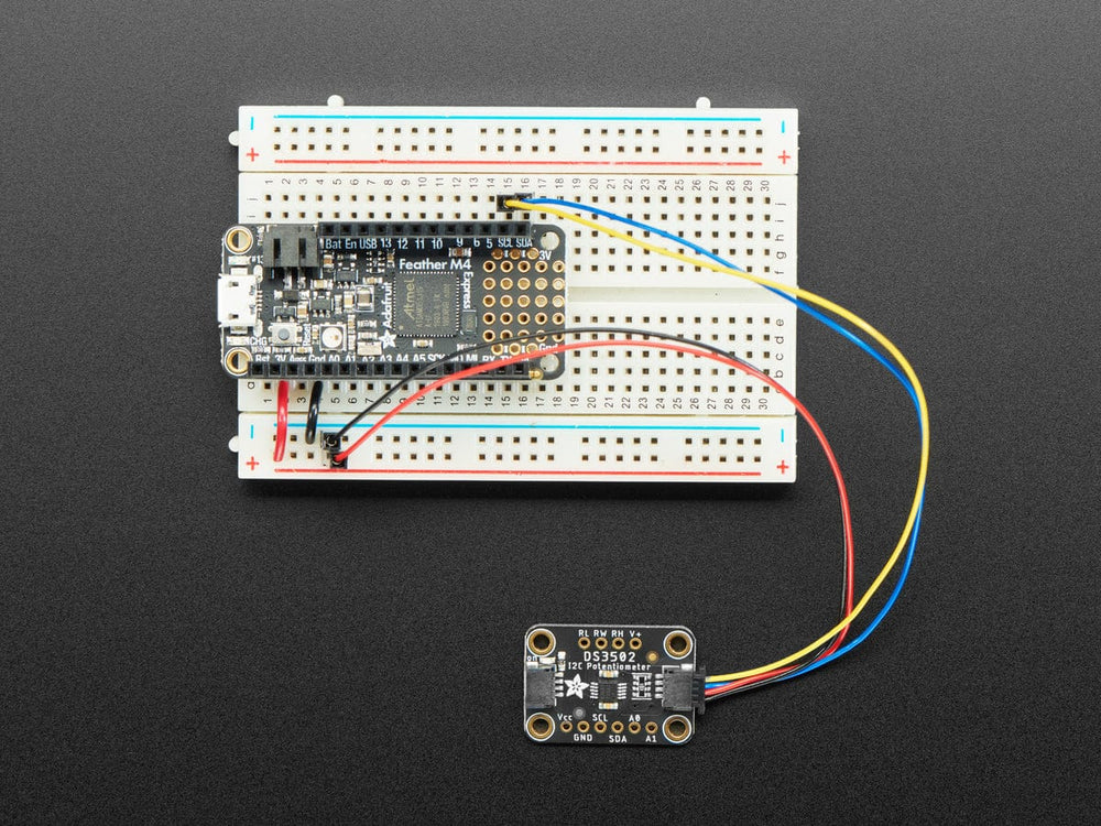 Adafruit DS3502 I2C Digital 10K Potentiometer Breakout (STEMMA QT / Qwiic) by Adafruit - The Pi Hut