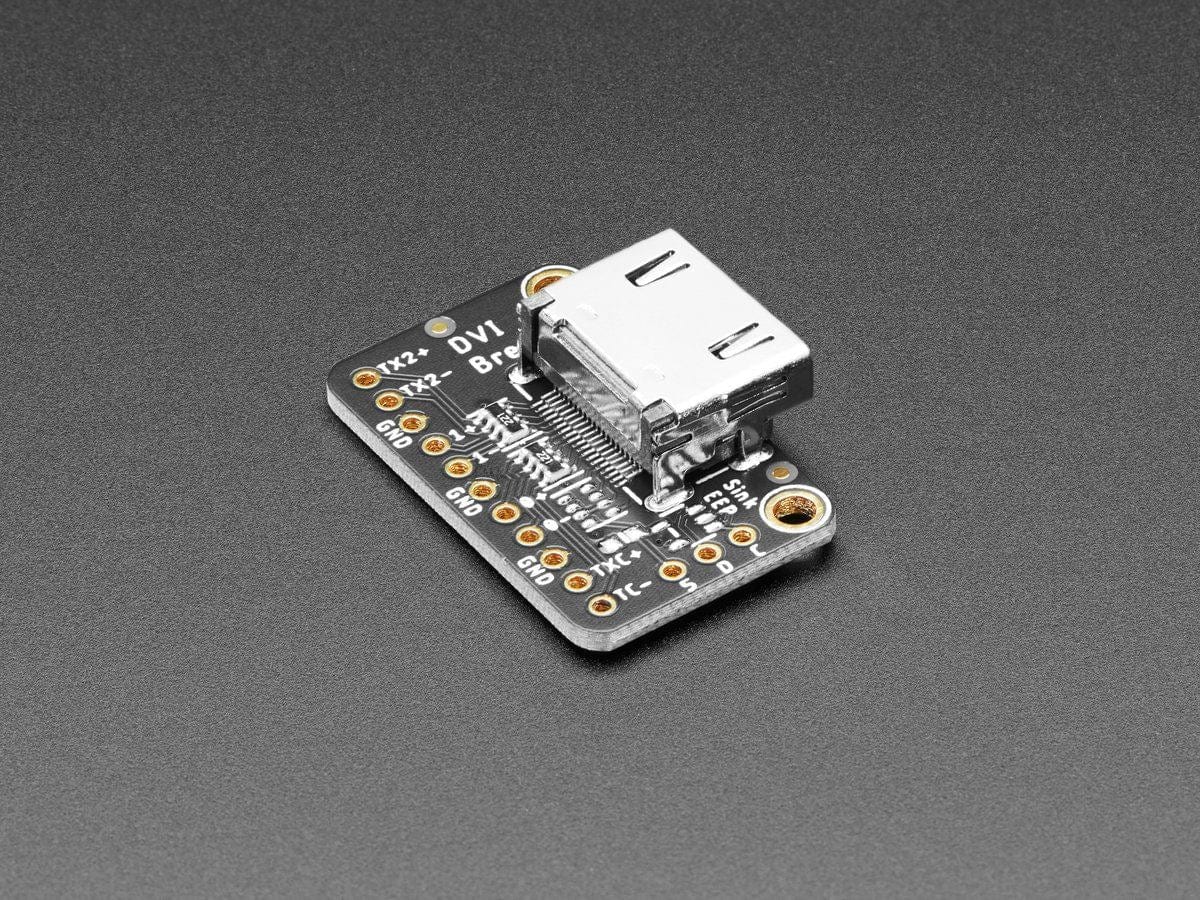 Adafruit DVI Breakout Board - For HDMI Source Devices by Adafruit - The Pi Hut