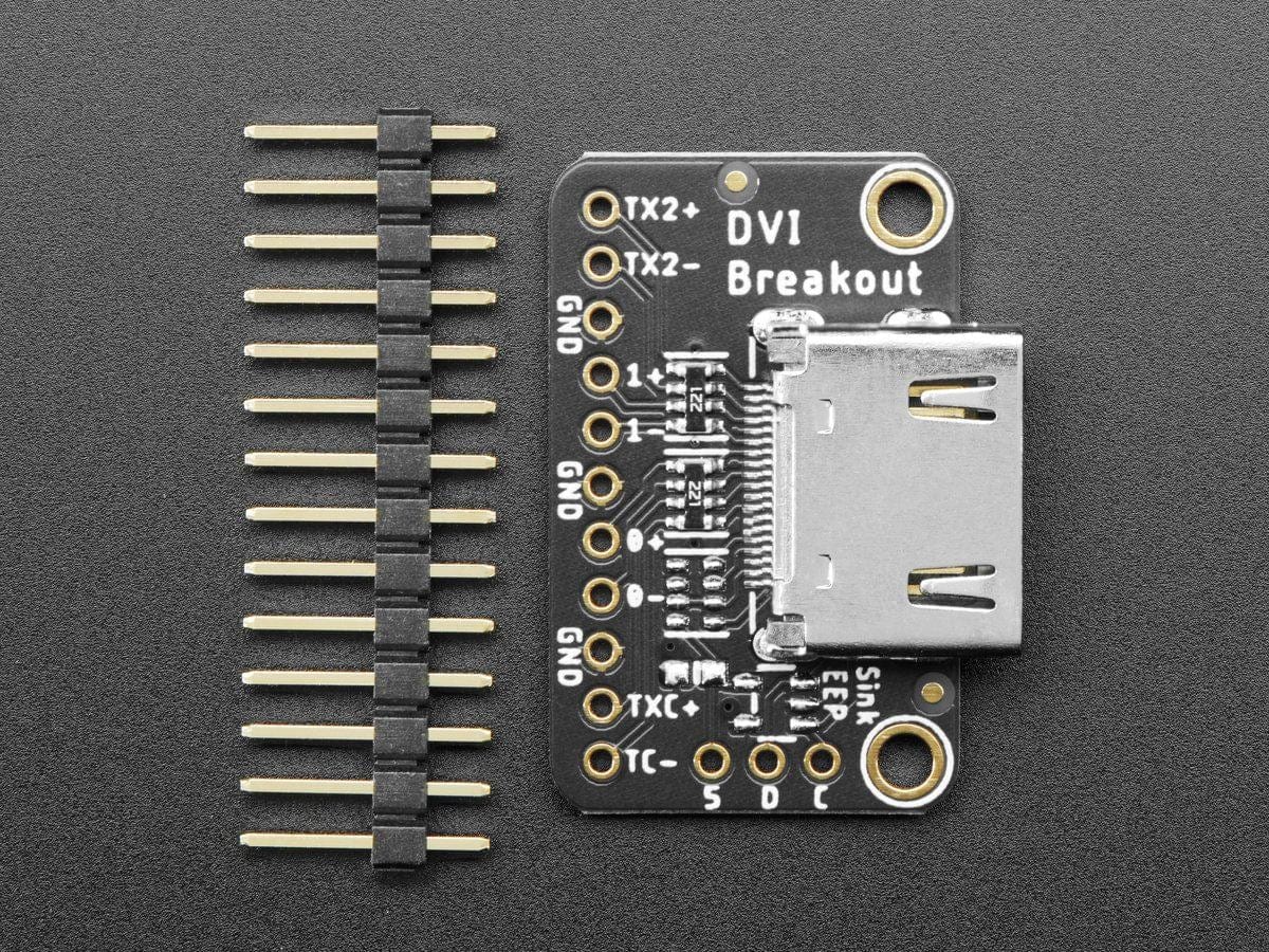 Adafruit DVI Breakout Board - For HDMI Source Devices by Adafruit - The Pi Hut