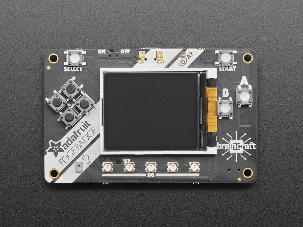 Adafruit EdgeBadge - TensorFlow Lite for Microcontrollers by Adafruit - The Pi Hut