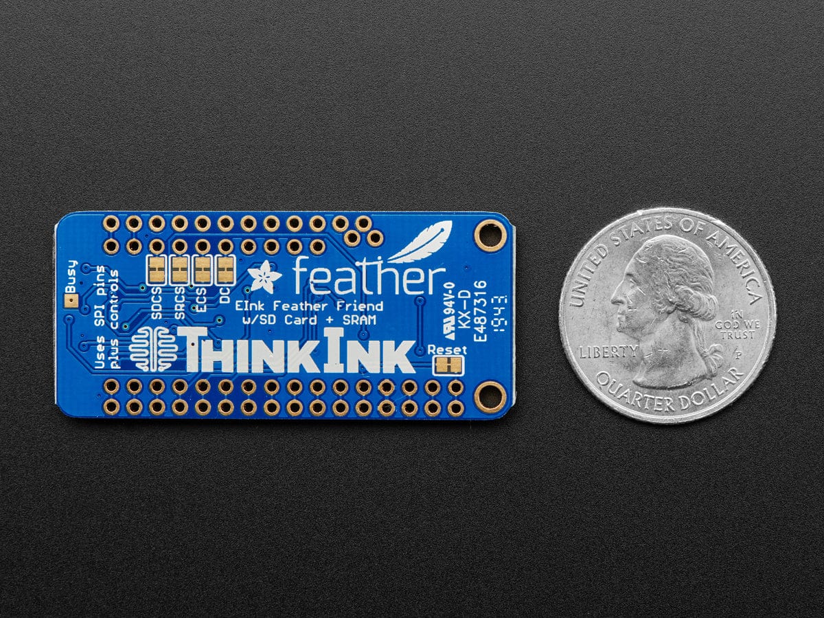 Adafruit eInk Feather Friend with 32KB SRAM by Adafruit - The Pi Hut