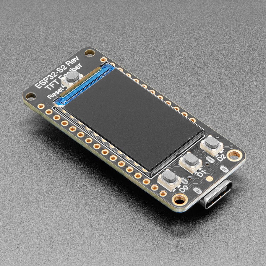 Adafruit ESP32-S2 Reverse TFT Feather by Adafruit - The Pi Hut