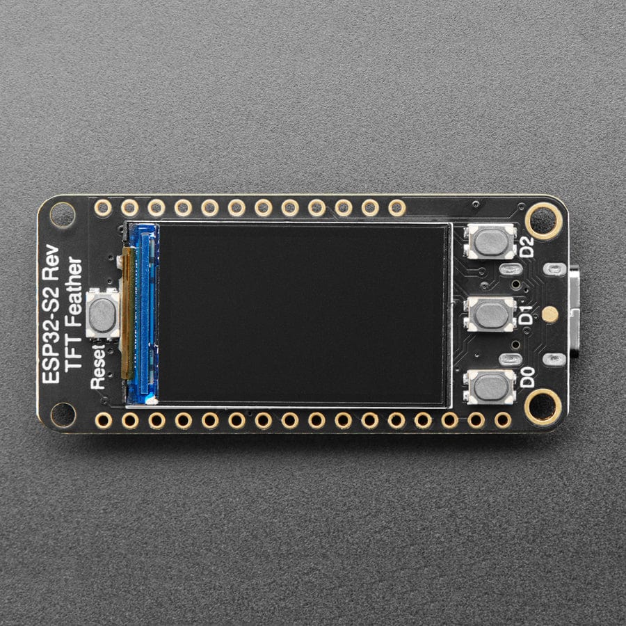 Adafruit ESP32-S2 Reverse TFT Feather by Adafruit - The Pi Hut