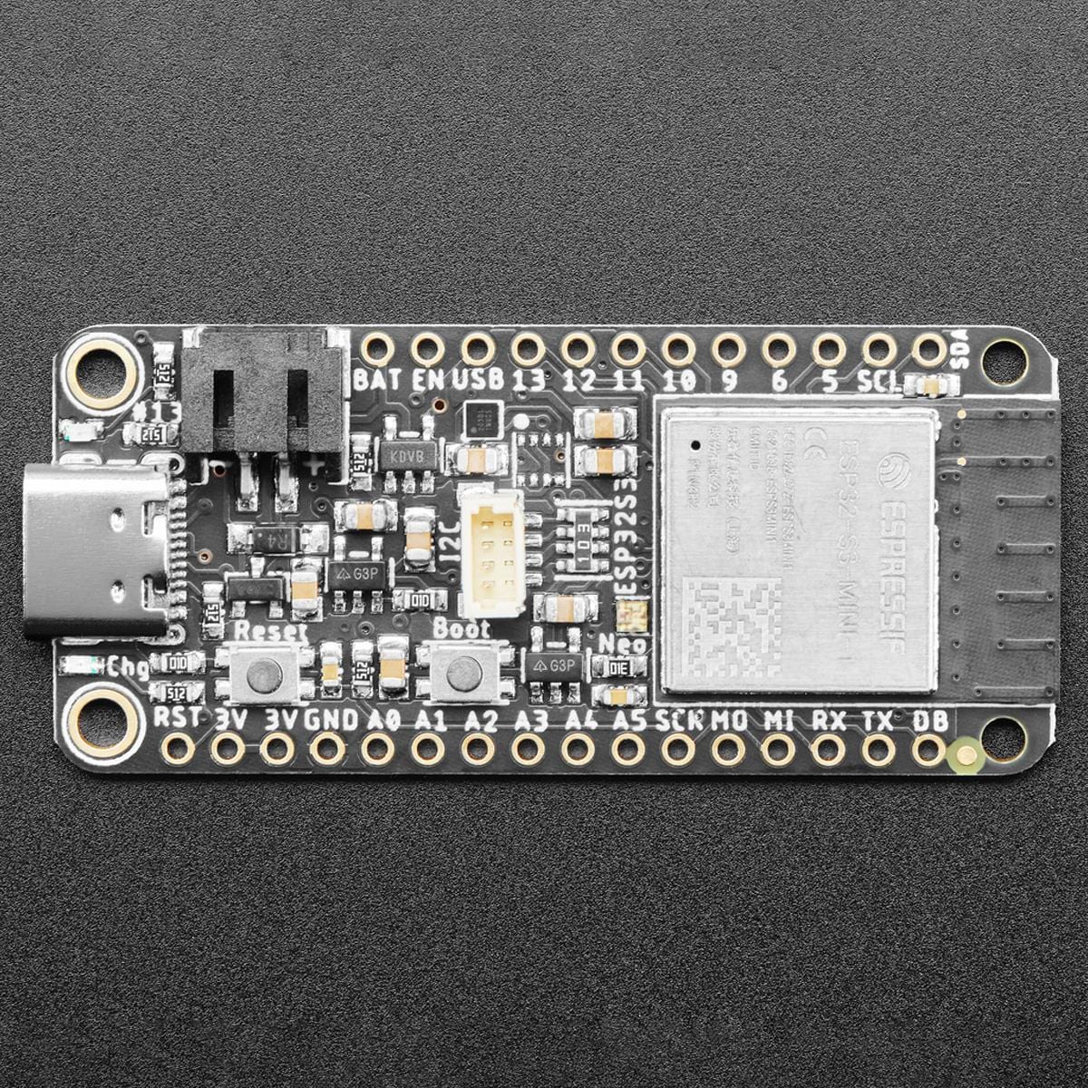 Adafruit ESP32-S3 Feather with 4MB Flash 2MB PSRAM - STEMMA QT / Qwiic by Adafruit - The Pi Hut